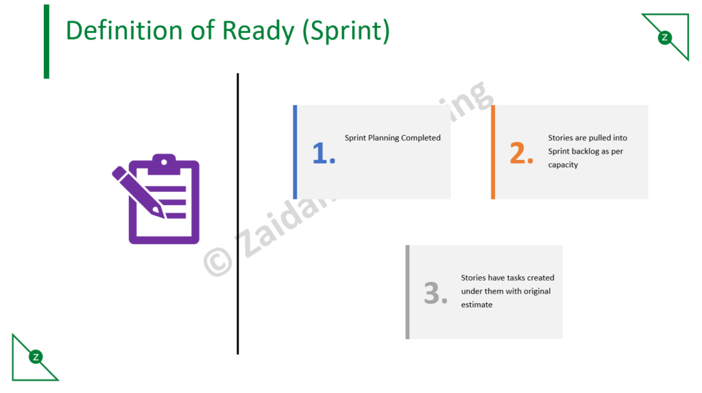 Definition of Ready Sprint