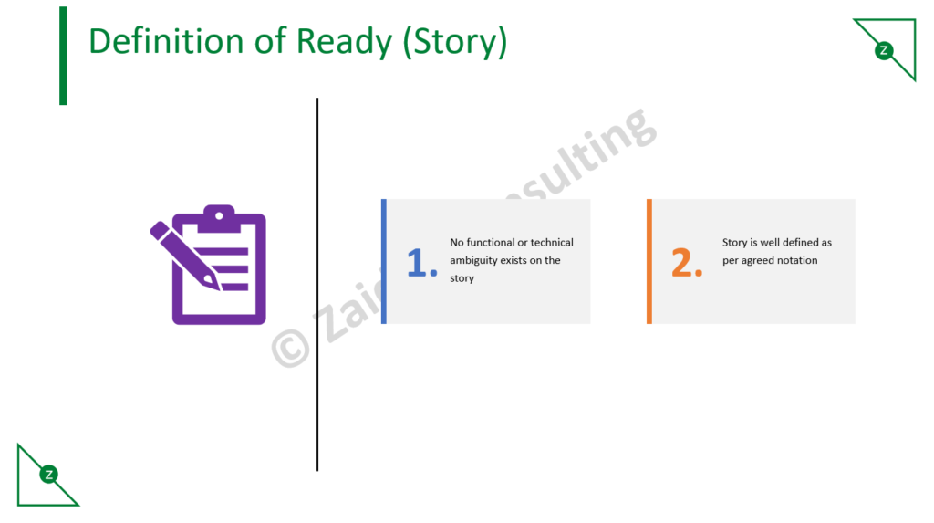Definition of Ready Story